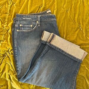 Levi's Capri 515 Dark Blue Straight Leg Jeans